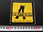 sticker REITSMA vrijetijdskleding Zwolle Kampen Meppel Emmel, Verzamelen, Stickers, Ophalen, Zo goed als nieuw, Bedrijf of Vereniging
