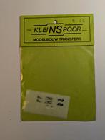 Kleinspoor Decals - Modelbouw Transfers NS Jules, Overige merken, Gelijkstroom of Wisselstroom, Overige typen, Ophalen of Verzenden