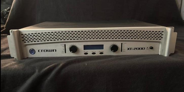 crown xti 2000 versterker, Muziek en Instrumenten, Versterkers | Keyboard, Monitor en PA, Gebruikt, P.A., 1000 watt of meer, Ophalen
