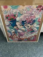 Diamond Painting Mickey en Minnie Mouse, Ophalen, Zo goed als nieuw, Schilderij