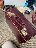 Vintage piloten koffer, Ophalen, Zo goed als nieuw, Leer, Minder dan 50 cm