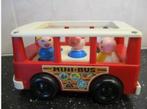 1969 FISCHER PRICE TOYS MINI BUS COMPLEET, Ophalen of Verzenden, Gebruikt