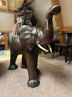 Olifant met leer bekleed, Antiek en Kunst, Ophalen