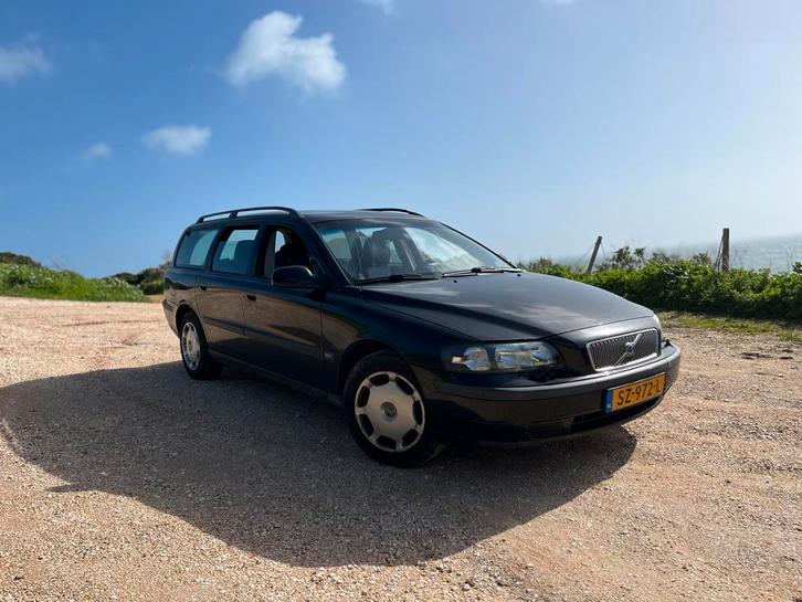 Volvo V70 2.4 140PK Zwart, Auto's, Volvo, Particulier, V70, Benzine, C, Stationwagon, Handgeschakeld, Geïmporteerd, Zwart, Zwart