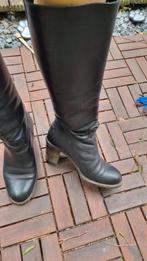 Shabbies Amsterdam Leren Laarzen - Maat 40, Hoge laarzen, Shabbies Amsterdam, Zwart, Ophalen of Verzenden