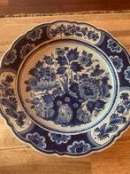 Delfts blauw wandbord 27cm doorsnee, Ophalen of Verzenden