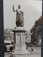 Haarlem, monument LJ Coster ansichtkaart, Ophalen of Verzenden, 1940 tot 1960, Gelopen, Noord-Holland