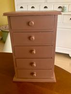 Vintage klein houten ladekastje, Huis en Inrichting, Kasten | Ladekasten, Minder dan 50 cm, Ophalen of Verzenden, Zo goed als nieuw