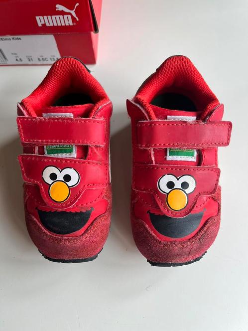 Puma Sesamstraat Elmo sneakers schoentjes maat 21, Kinderen en Baby's, Kinderkleding | Schoenen en Sokken, Zo goed als nieuw, Schoenen