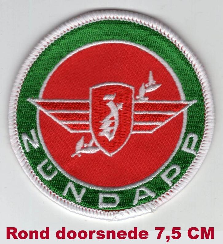 ZUNDAPP patch logo GROEN voor KS 50 100 125 517 CS GT GTS, Fietsen en Brommers, Brommers | Tuning en Styling, Nieuw, Verzenden
