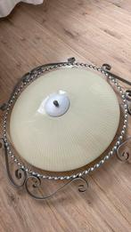 Brocante plafoniere, Ophalen, Gebruikt, Glas