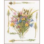 borduurpakket marjolein bastin, veldboeket (op=op), Hobby en Vrije tijd, Borduren en Borduurmachines, Verzenden, Nieuw, Handborduren