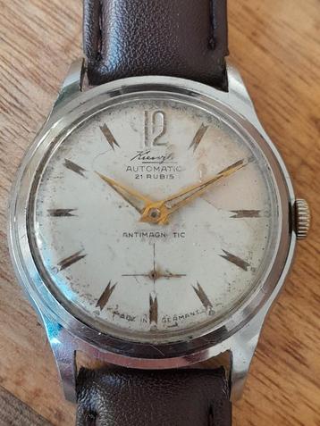 Kienzle horloge Automaat met margirus Deutz in deksel beschikbaar voor biedingen