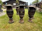 Ossenkar assen tuinlantaarns 8 stuks!, Tuin en Terras, Ophalen, Minder dan 50 watt, Vloerlamp