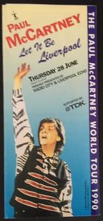 Paul McCartney- Liverpool concert brochure 1990, Ophalen of Verzenden, Zo goed als nieuw, Boek, Tijdschrift of Artikel