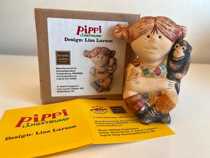 Vintage Lisa Larson Pipi Langkous ~ Meneer Nilsson 2016, Antiek en Kunst, Kunst | Designobjecten, Ophalen of Verzenden