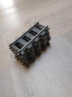 Lego treinrails 9 volt 8 stuks recht set 4515, Complete set, Gebruikt, Ophalen of Verzenden, Lego