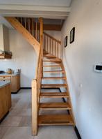 Houten trap grenen linksdraaiend, Ophalen, Gebruikt, 2 tot 4 meter