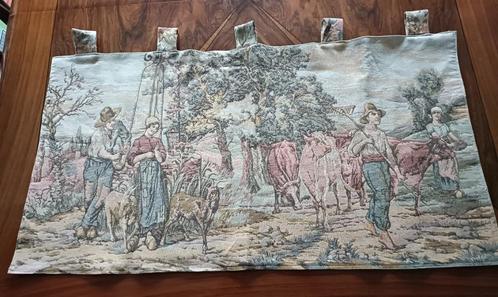 Gobelin tapisserie tapestry wandtapijt landleven (AL50), Antiek en Kunst, Antiek | Kleden en Textiel, Ophalen of Verzenden