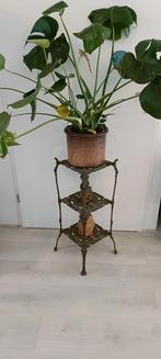 Mooie Messing Etagère met Leeuwenpootjes, Ophalen