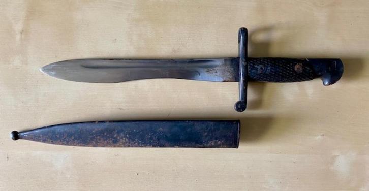 WO2 Bajonet voor Mauser, Verzamelen, Militaria | Tweede Wereldoorlog, Landmacht, Mes of Dolk, Duitsland, Ophalen of Verzenden
