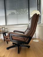 Vintage 'King Chair' Fauteuil - André Vandenbeuck -WK Möbel, Huis en Inrichting, Fauteuils, Ophalen, Gebruikt