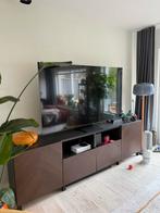 Bruin TV Meubel / TV Stand, Huis en Inrichting, Kasten | Televisiemeubels, Ophalen, Gebruikt, 150 tot 200 cm, 240x42x74