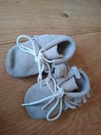 Mockies leren schoentjes slofjes beige mt S, Ophalen of Verzenden, Zo goed als nieuw, Schoentjes