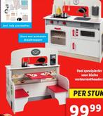 Playtive houten 2-in-1 keuken of restaurant, Ophalen, Zo goed als nieuw