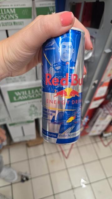 Max Verstappen 2025 Red Bull blikje / can new beschikbaar voor biedingen