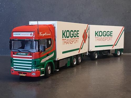 TEKNO Kogge Transport Scania 124 topline, Hobby en Vrije tijd, Modelauto's | 1:50, Nieuw, Bus of Vrachtwagen, Tekno, Ophalen of Verzenden