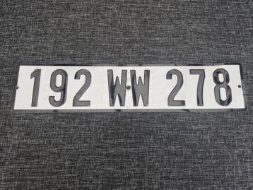 Oude kentekenplaat Frankrijk nummerbord License nummerplaat  beschikbaar voor biedingen