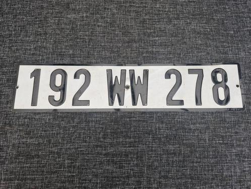 Oude kentekenplaat Frankrijk nummerbord License nummerplaat, Verzamelen, Automerken, Motoren en Formule 1, Ophalen of Verzenden