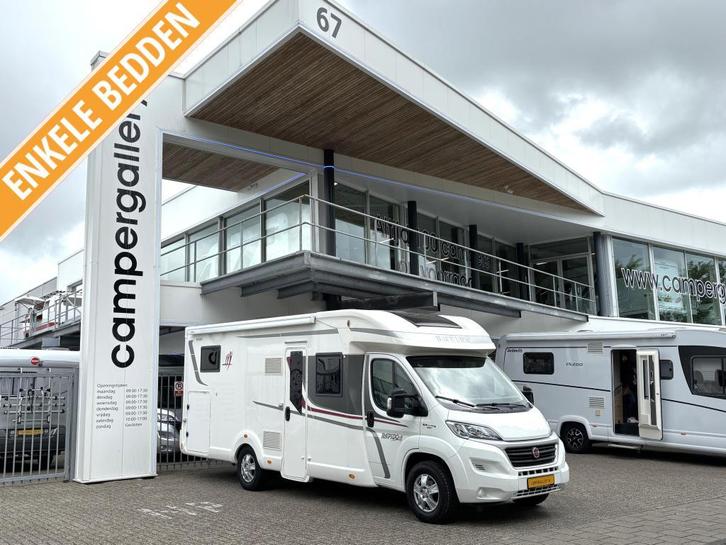 Rapido 666F ENKELE BEDDEN FACE TO FACE DINETTE EURO 6, Caravans en Kamperen, Campers, Bedrijf, tot en met 4, Half-integraal, Rapido
