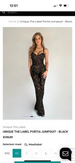 Unique the label jumpsuit maat m, Kleding | Dames, Jumpsuits, Ophalen of Verzenden, Zo goed als nieuw, Zwart