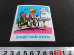 sticker strip Jeugd Rode Kruis  fiets schouwburg, Verzamelen, Ophalen, Zo goed als nieuw, Bedrijf of Vereniging