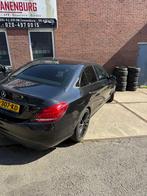 Mercedes-Benz C-Klasse c200d 2016 defecte motor!, Auto's, Mercedes-Benz, 1800 kg, Zwart, 4 cilinders, Zwart