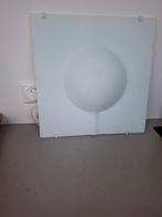 Mooie glazen wandlamp met trekkoord, Huis en Inrichting, Lampen | Wandlampen, Ophalen, Gebruikt