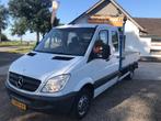 Mercedes-Benz Sprinter 516 CDI Aut Euro 5 DC 6-Pers AC Pick-, Auto's, Automaat, Euro 5, Gebruikt, Zwart