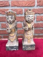 stel oude voorouderbeeldjes, Indonesië, Antiek en Kunst, Ophalen of Verzenden