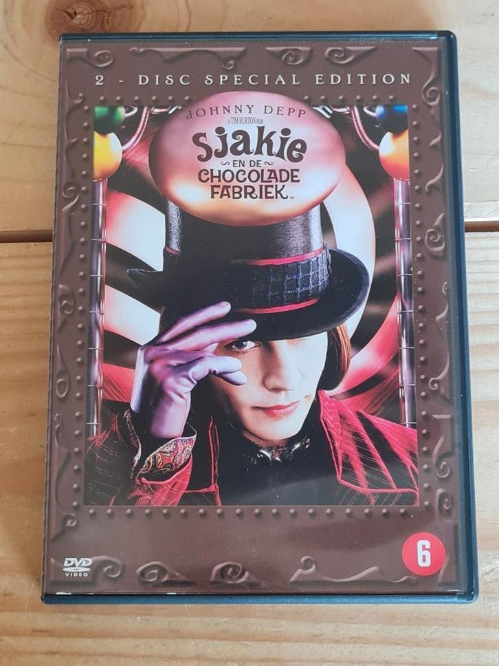 DVD Sjakie En De Chocolade Fabriek (2 DISC), Cd's en Dvd's, Dvd's | Kinderen en Jeugd, Zo goed als nieuw, Film, Avontuur, Vanaf 6 jaar