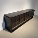 Brutalistisch Dressoir / Credenza, 150 tot 200 cm, Ophalen of Verzenden, 25 tot 50 cm, Overige houtsoorten