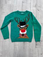 Boef foute kersttrui rendier groen maat 134/140, Gebruikt, Jongen of Meisje, Trui of Vest, Boef