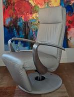 Lederen Relaxfauteuil, Huis en Inrichting, Ophalen, Leer, Zo goed als nieuw, 50 tot 75 cm