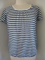NED t- shirt blauw ecru streep maat XL - nieuw -, Kleding | Dames, Blauw, Maat 46/48 (XL) of groter, Nieuw, Ophalen of Verzenden