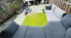 Mooie loungebank, Tuin en Terras, Ophalen, Kunststof, Meer dan 8 zitplaatsen, Zo goed als nieuw