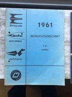 Handleiding Evinrude bb motor 1962, Ophalen, Zo goed als nieuw, Motor en Techniek