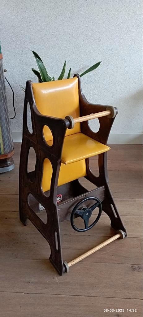Vintage kinderstoel Zweden Hokus Pokus, 3 in 1 jaren 60/70, Kinderen en Baby's, Kinderstoelen, Zo goed als nieuw, Overige typen