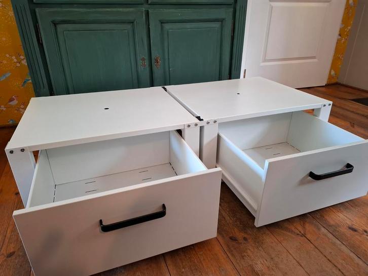 Dubbele Wasmachineverhoger met lades, Huis en Inrichting, Kasten | Dressoirs, Zo goed als nieuw, 100 tot 150 cm, 50 tot 75 cm