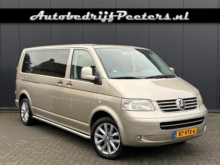 Volkswagen TRANSPORTER 2.5 TDI DSG D.C. L2H1 Leder Camera Ca, Auto's, Bestelauto's, Bedrijf, ABS, Airbags, Airconditioning, Android Auto